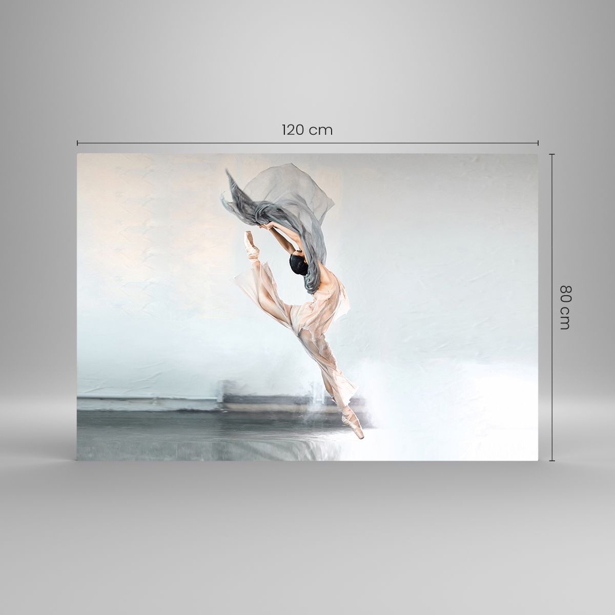 Impression Sur Verre ARTTOR 120x80cm – Tableau Moderne Ballet – Décoration Murale Chambre Ou Salon