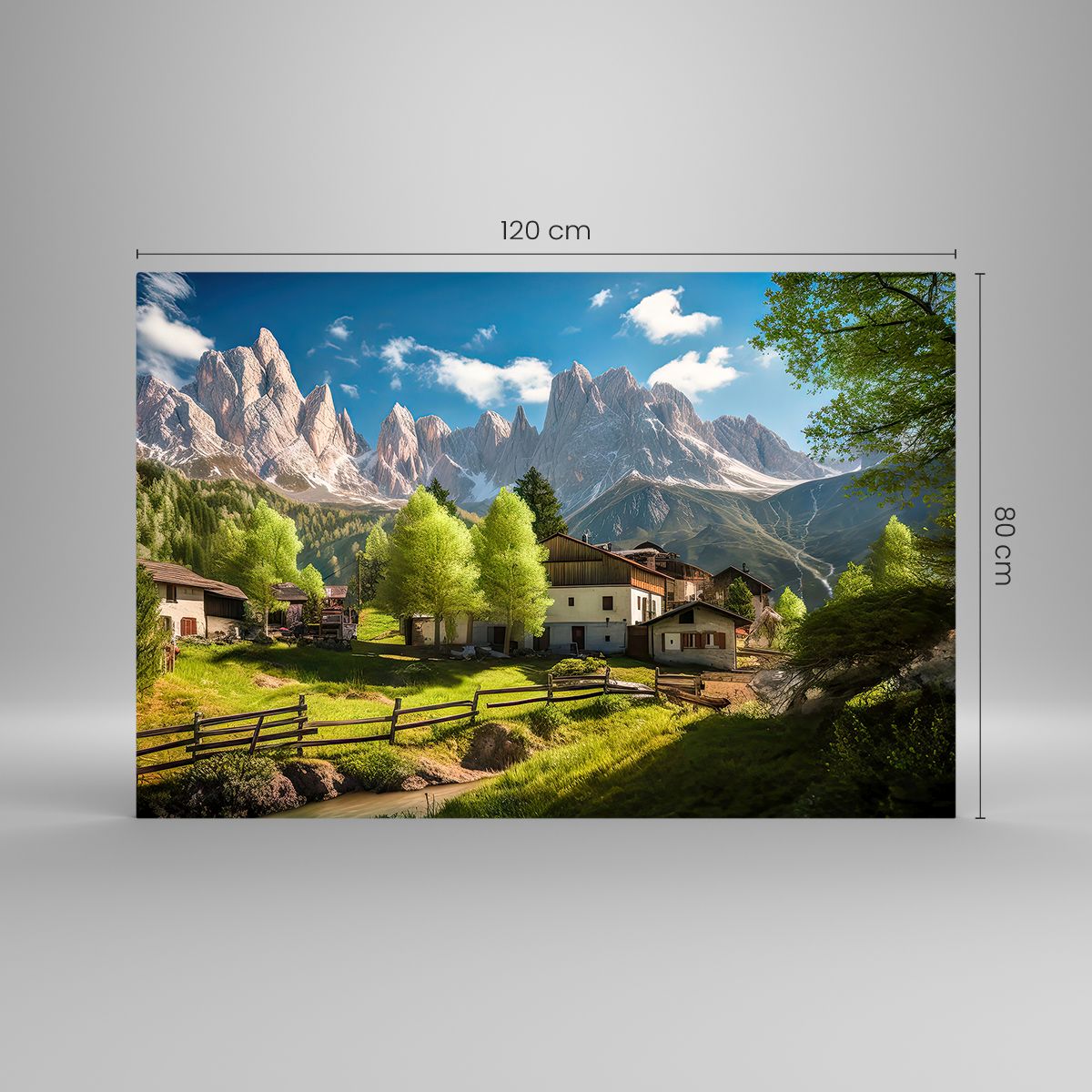 Paisaje Con Tulipanes Molinos De Viento Holandeses Tradicionales En Los