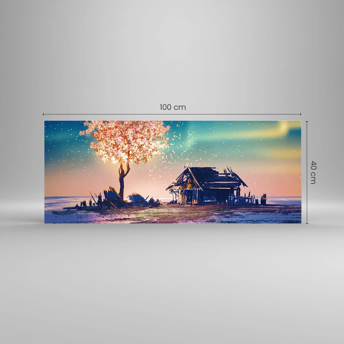 Obraz na skle - Príroda neskončí - 100x40 cm