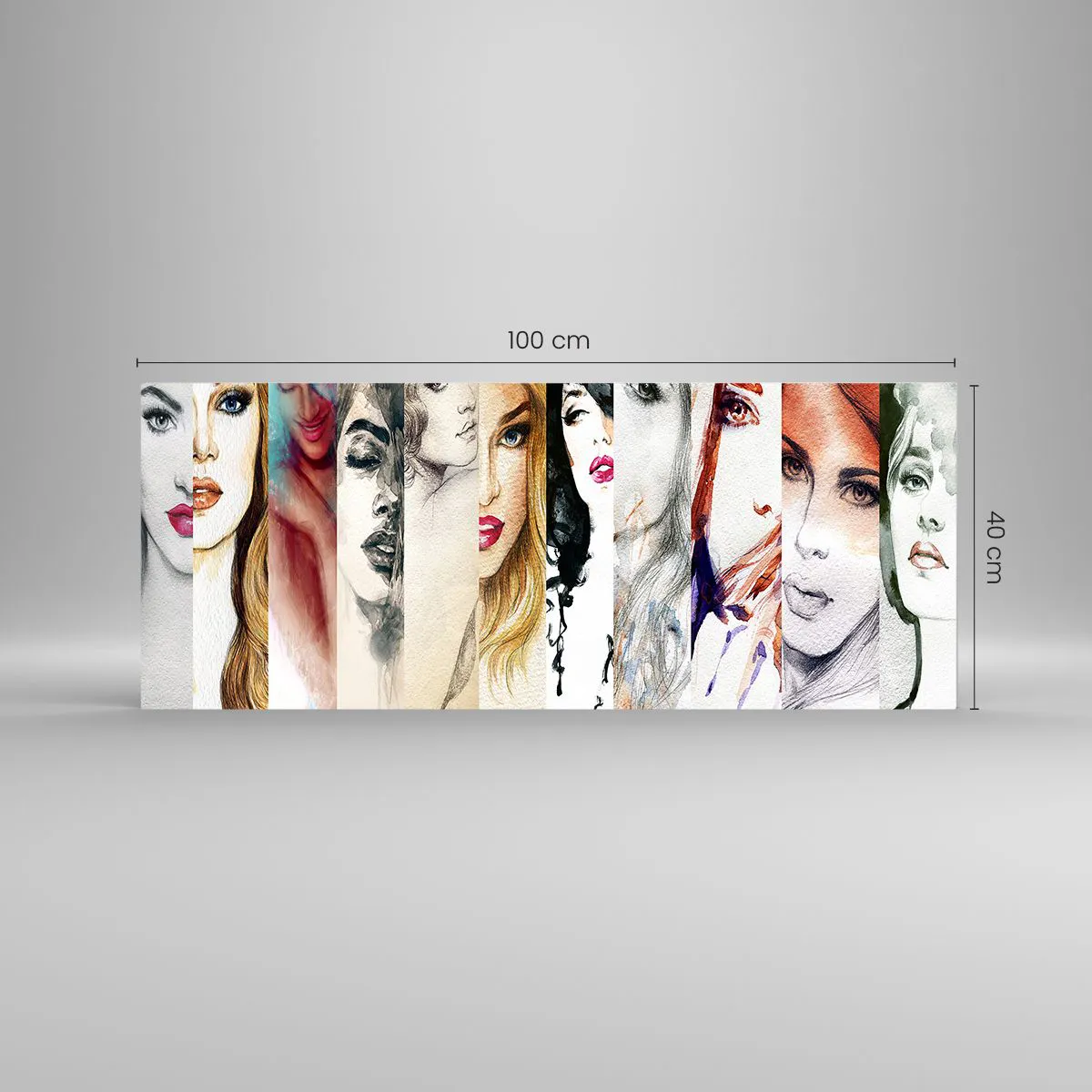 Impression sur verre - Image sur verre - Et c'est toujours TOI - 100x40 cm