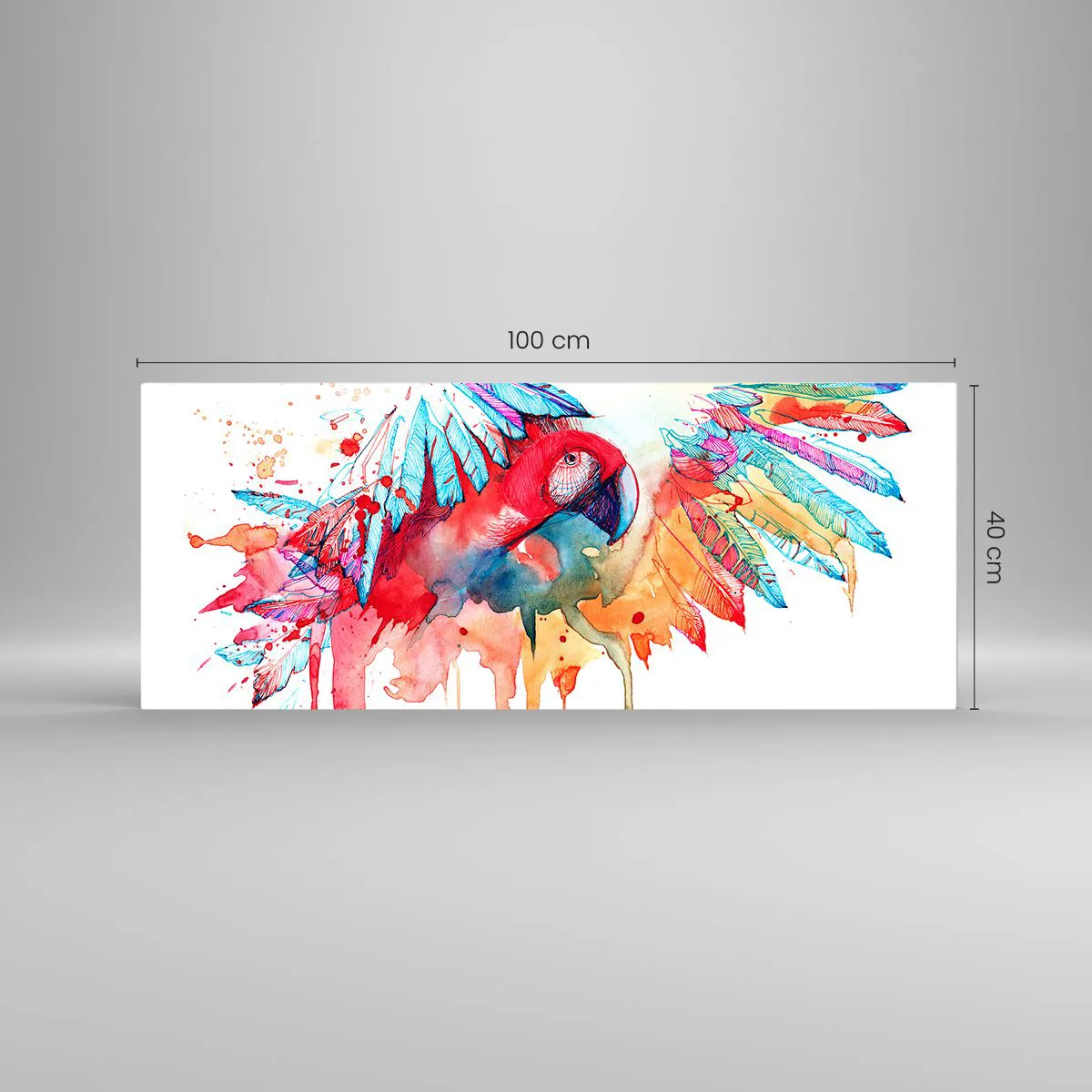 Glasbild - Bild auf glas - . - 100x40 cm