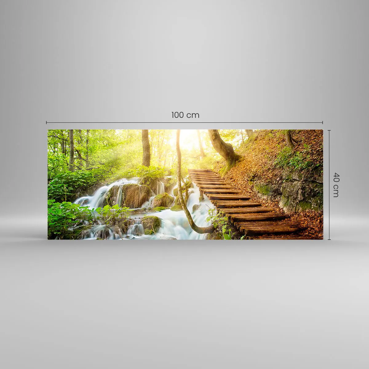 Impression sur verre - Image sur verre - Une fraîcheur tant désirée - 100x40 cm