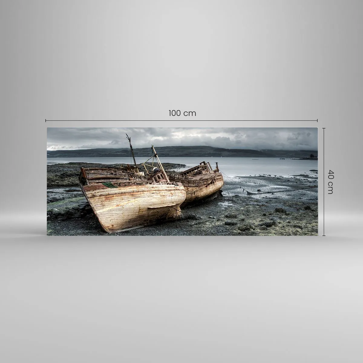 Glass picture - As a Memory of Times Well Spent - 100x40 cm