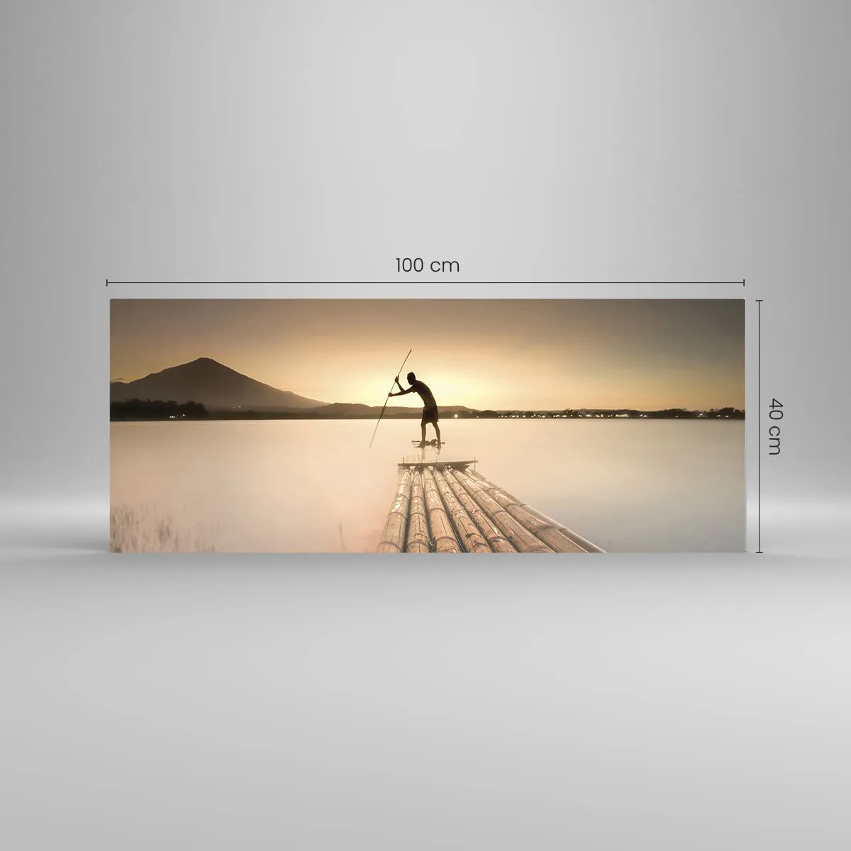 Obraz na skle - Před odpočinkem - 100x40 cm