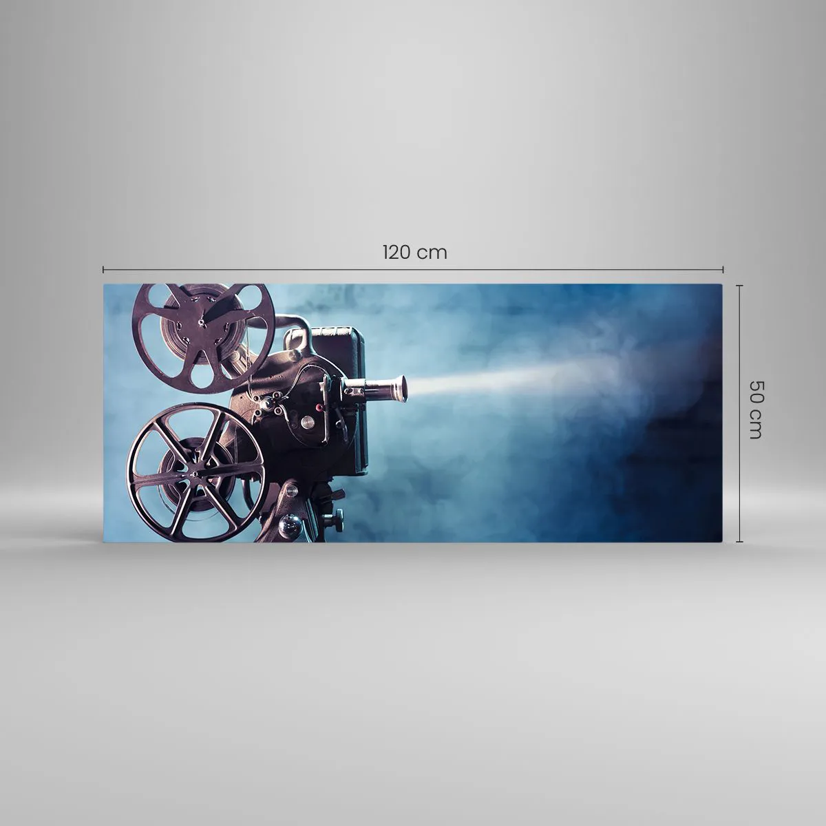 Üveg kép - A régi moziban - 120x50 cm