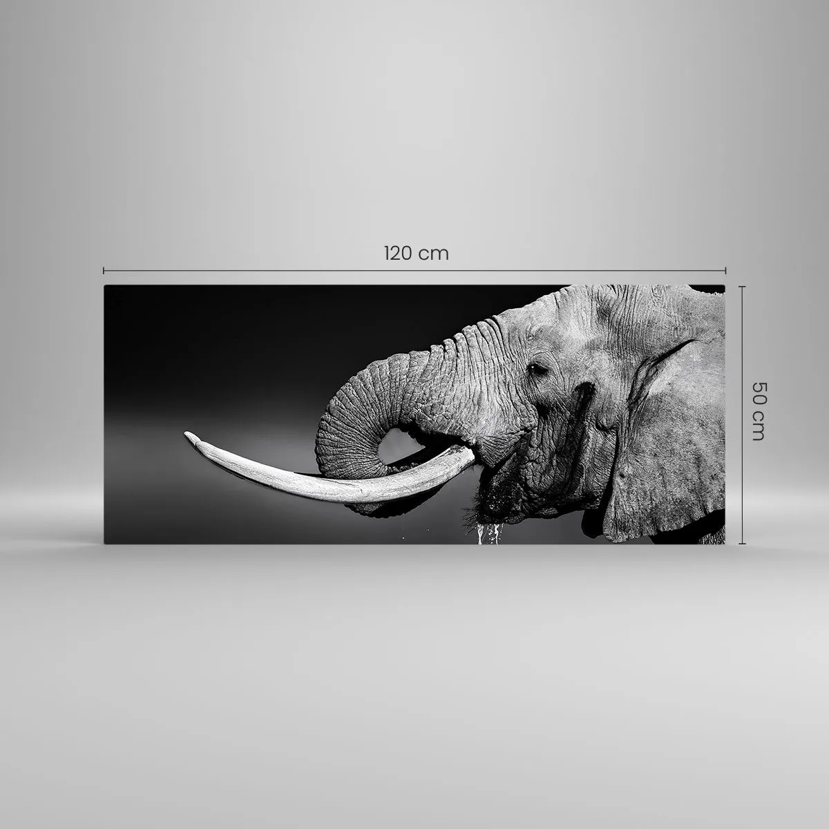 Obraz na skle - Áno, teraz je to dobré - 120x50 cm