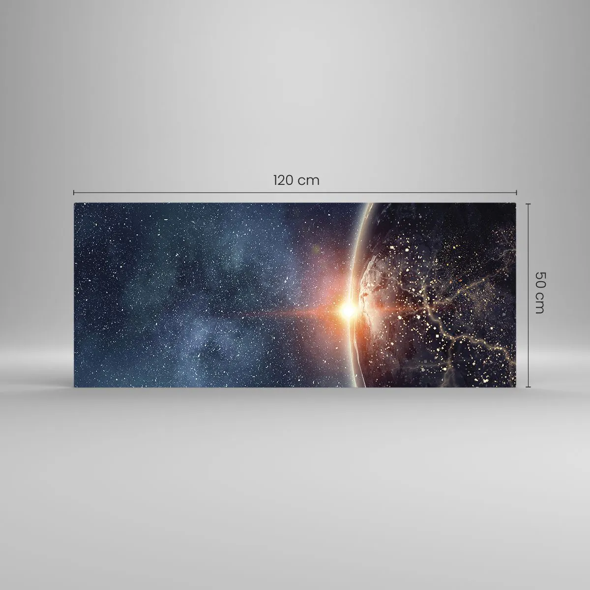 Glass picture - In a New Perspective - 120x50 cm