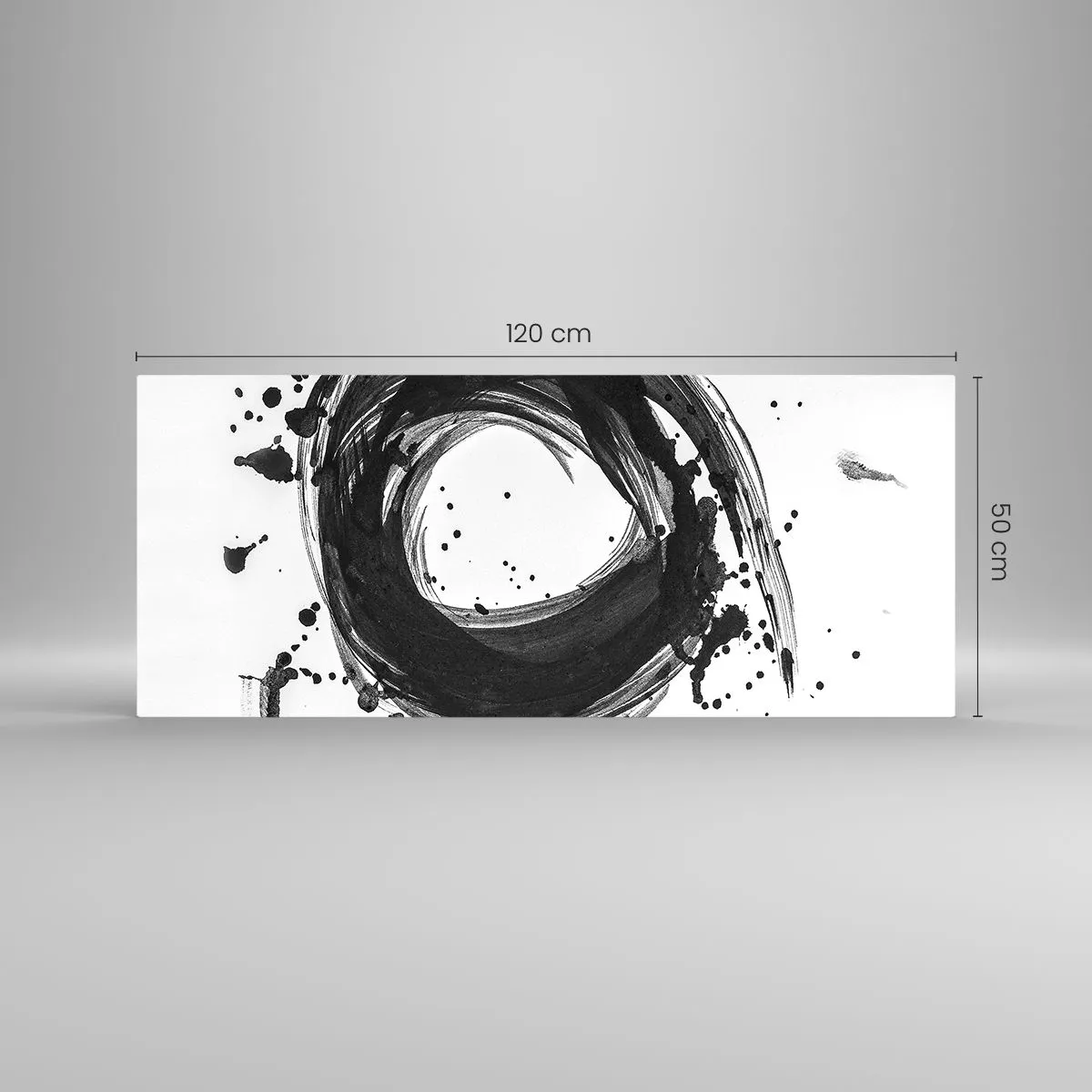 Glass picture - Whirl of Creation - 120x50 cm