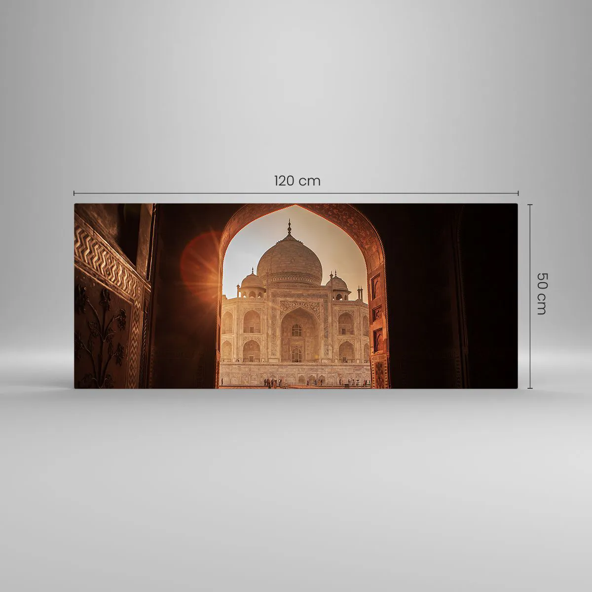 Obraz na skle - Pamätník nadpozemskej lásky - 120x50 cm