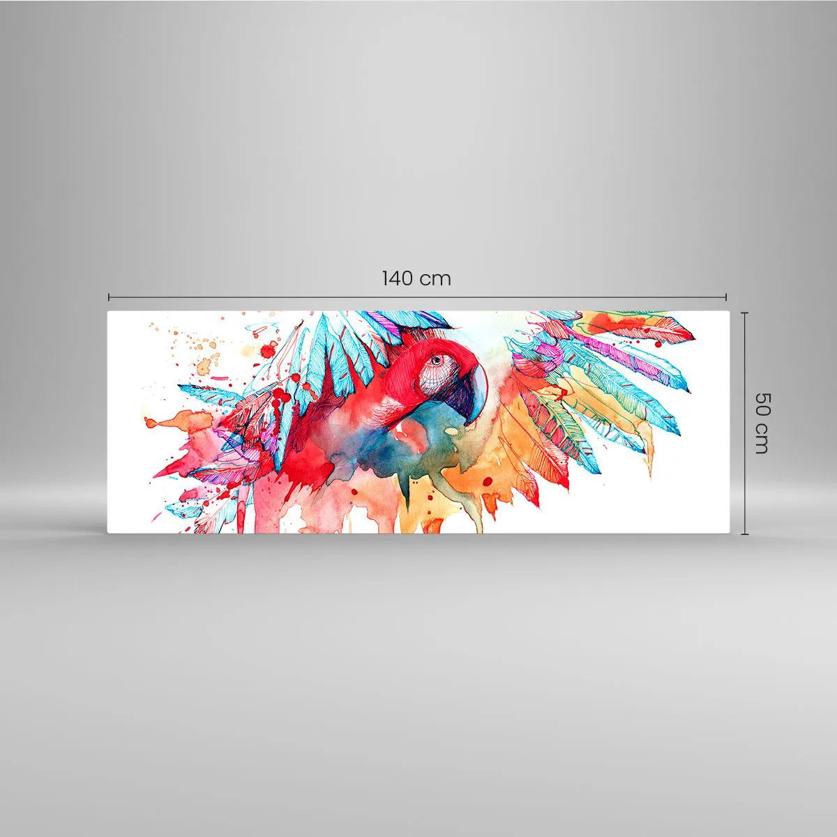 Quadro em vidro - . - 140x50 cm