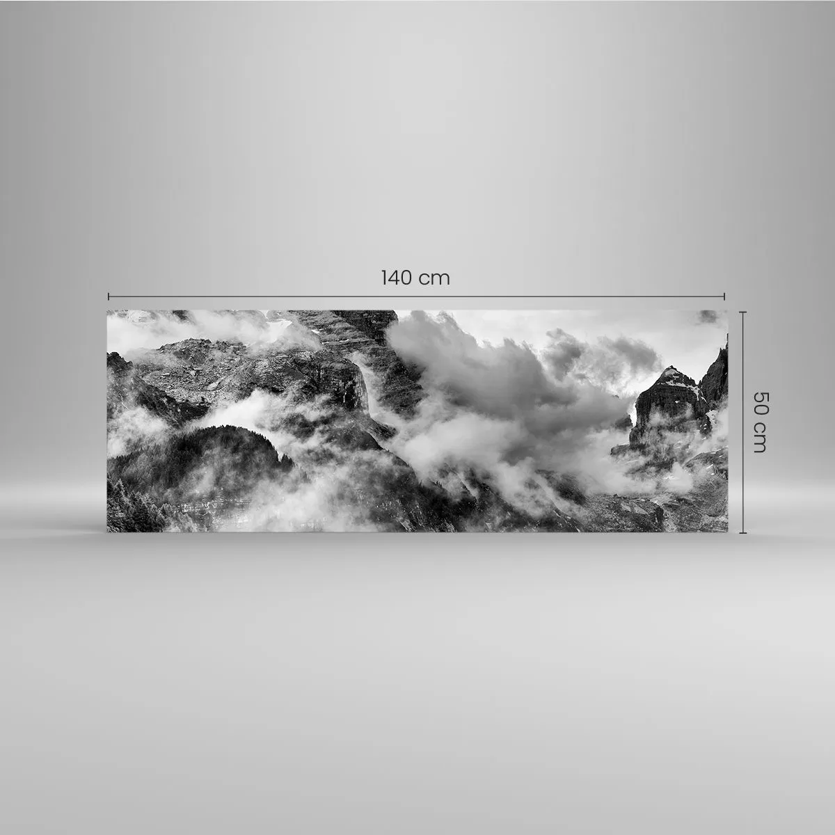 Üveg kép - Gyönyörű és kegyetlen - 140x50 cm