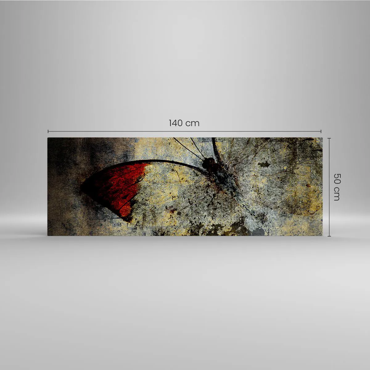 Tablou pe sticlă - Privește înainte să dispar - 140x50 cm