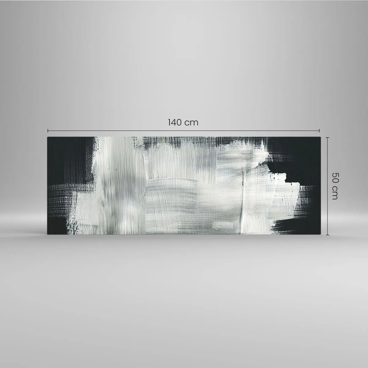 Obraz na skle - Utkané svisle a vodorovně - 140x50 cm