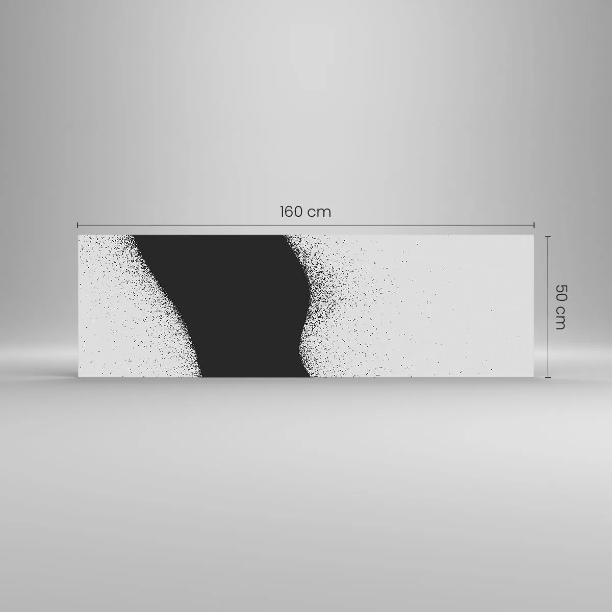 Üveg kép - Folyékony egyensúly - 160x50 cm