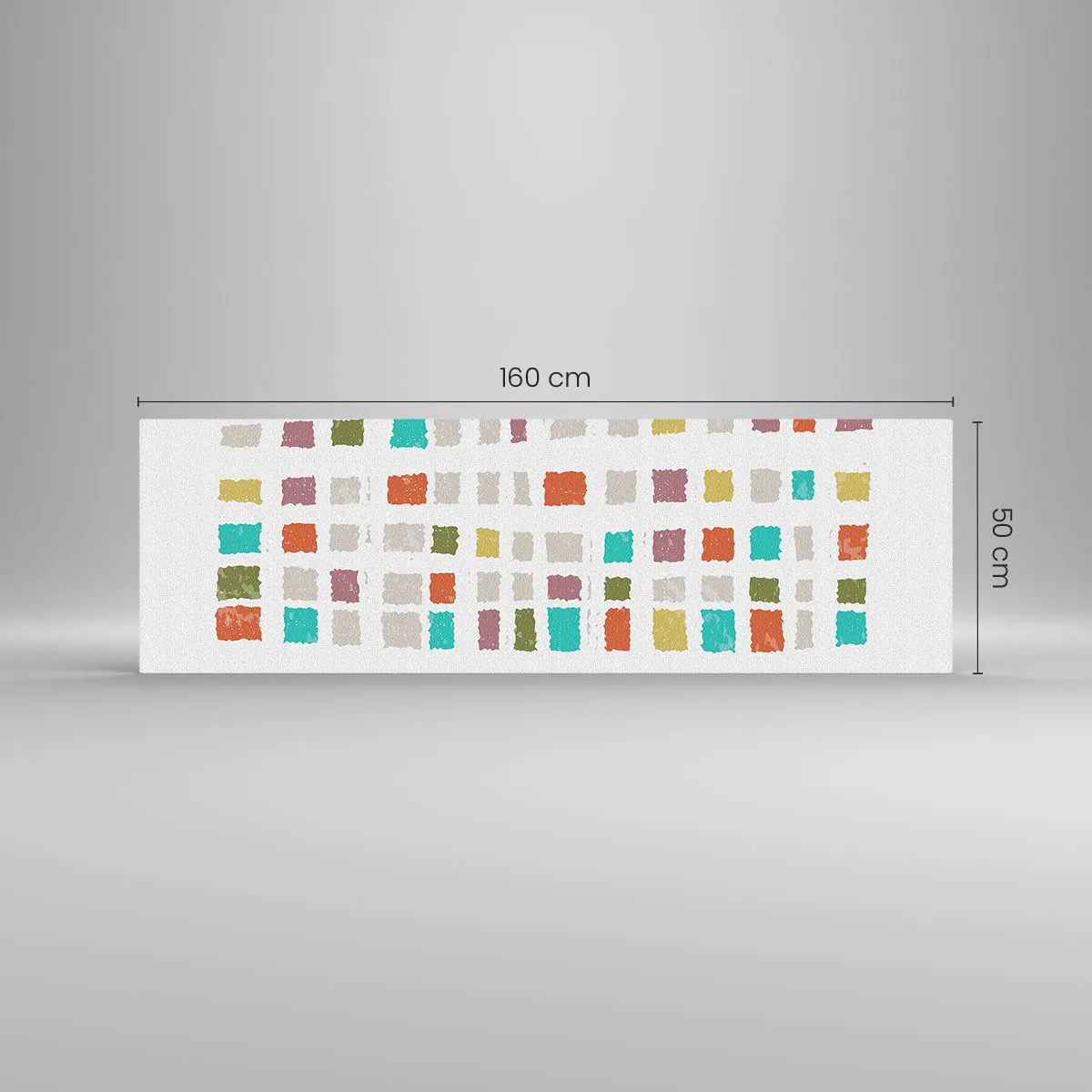 Tablou pe sticlă - Joc necunoscut - 160x50 cm