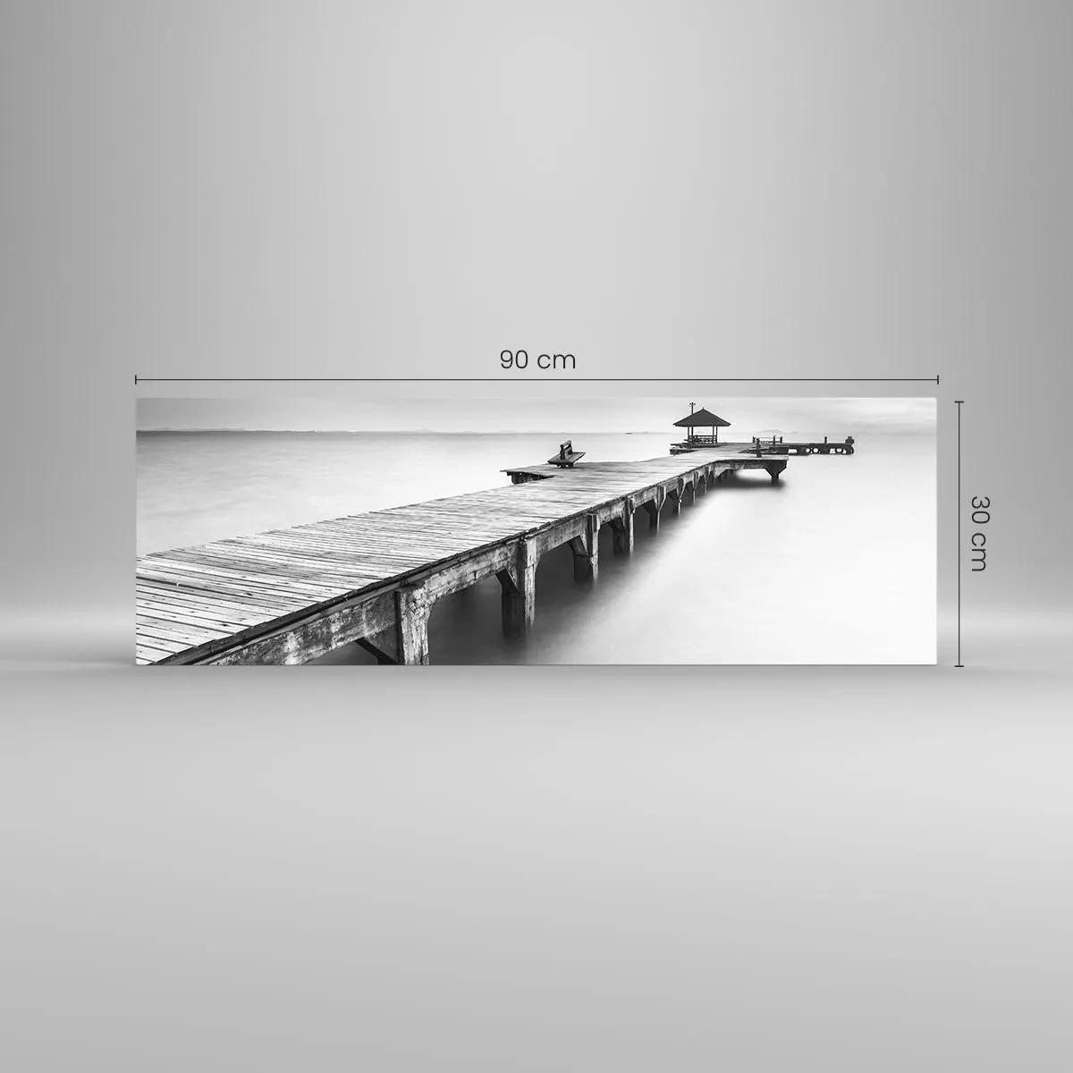 Glass picture - Into the Distance - 90x30 cm