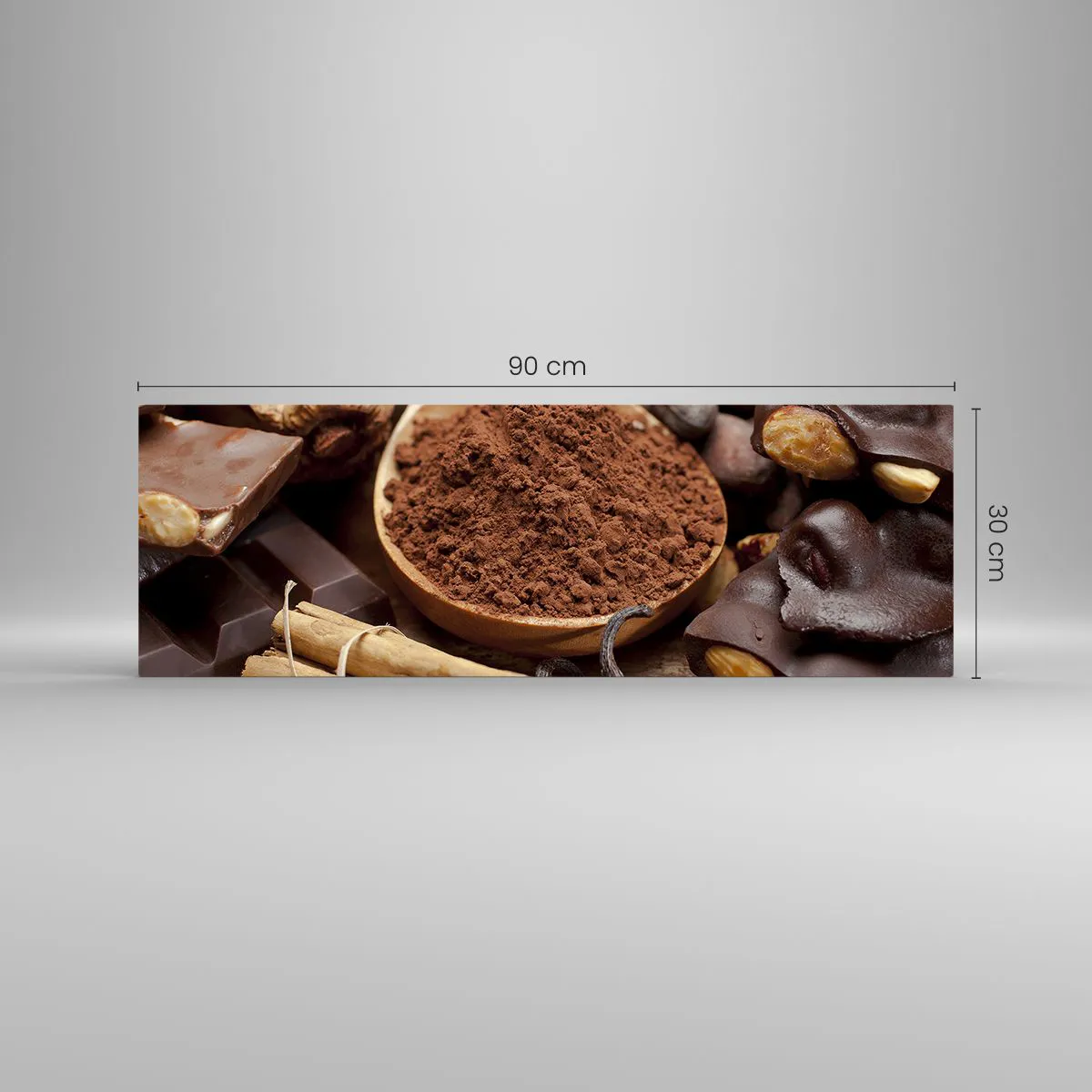 Üveg kép - A legjobb a bánatra - 90x30 cm