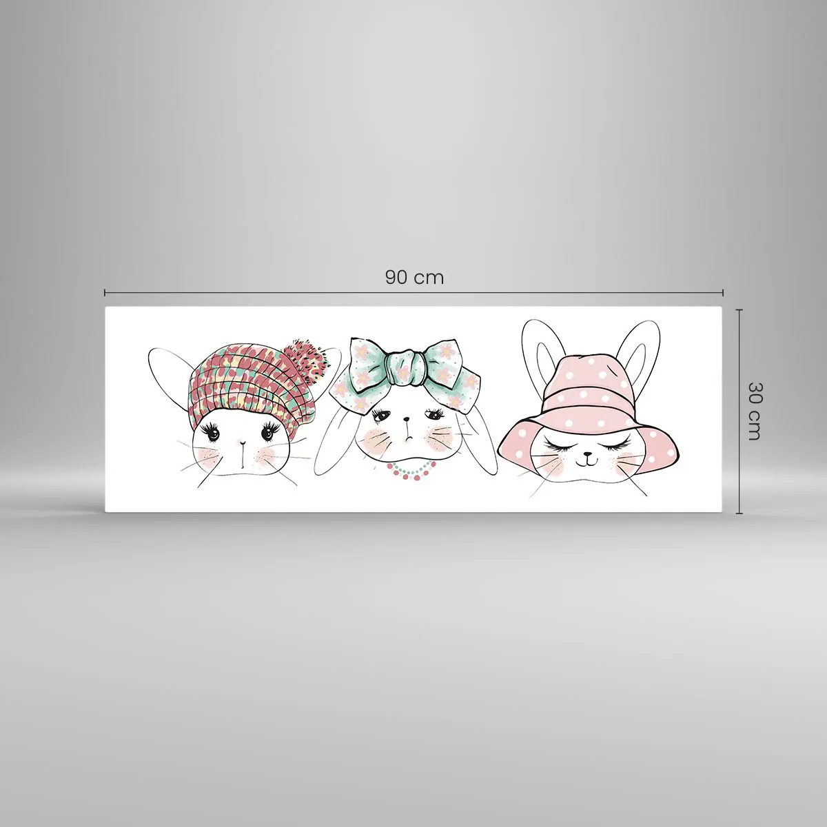 Impression sur verre - Image sur verre - Pensif, triste, satisfait - 90x30 cm