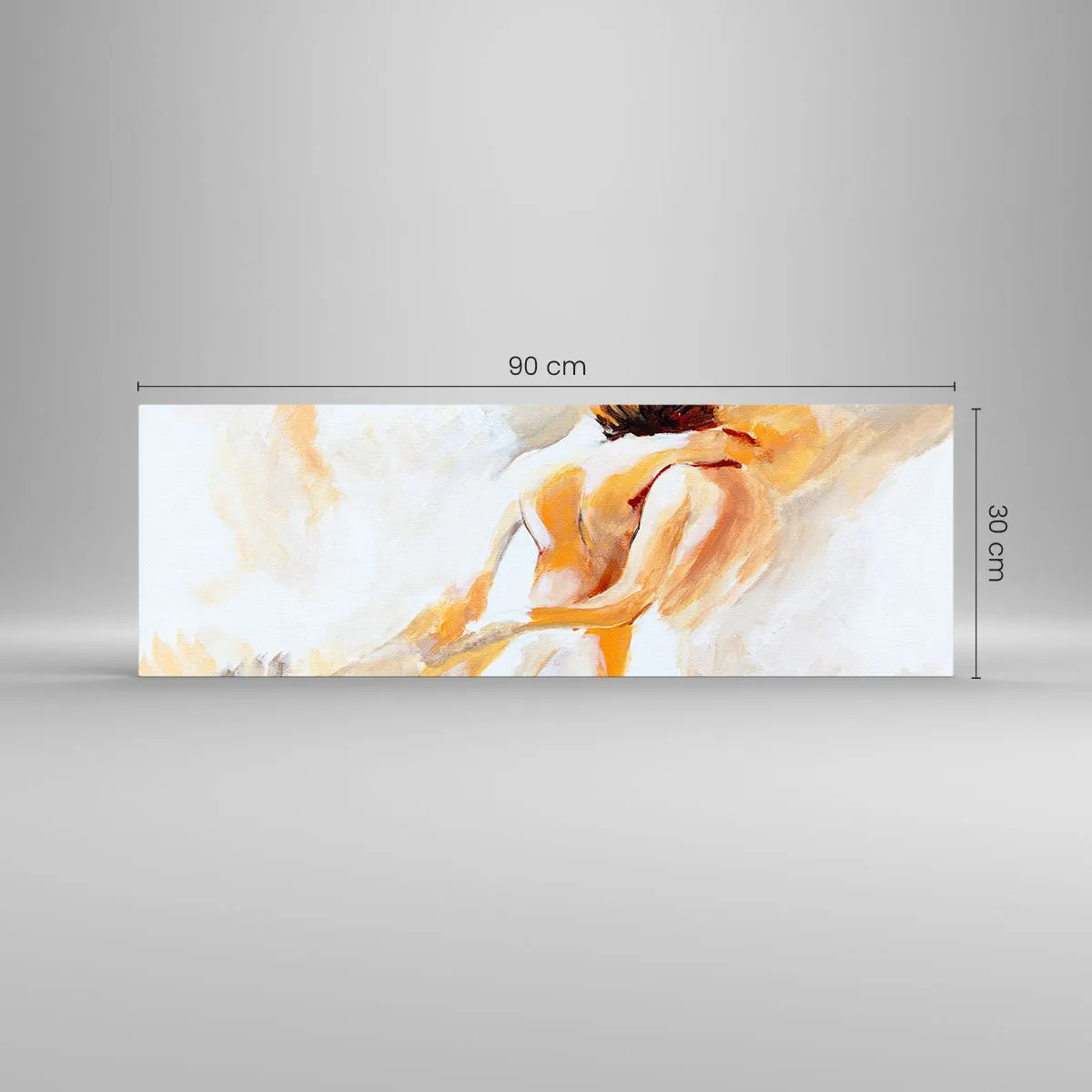 Glass picture - Heavenly Embrace - 90x30 cm