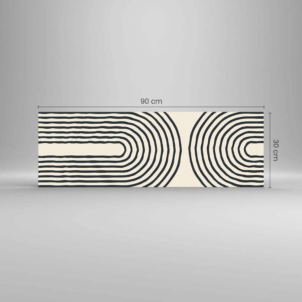 Impression sur verre - Image sur verre - Dans un instant... - 90x30 cm