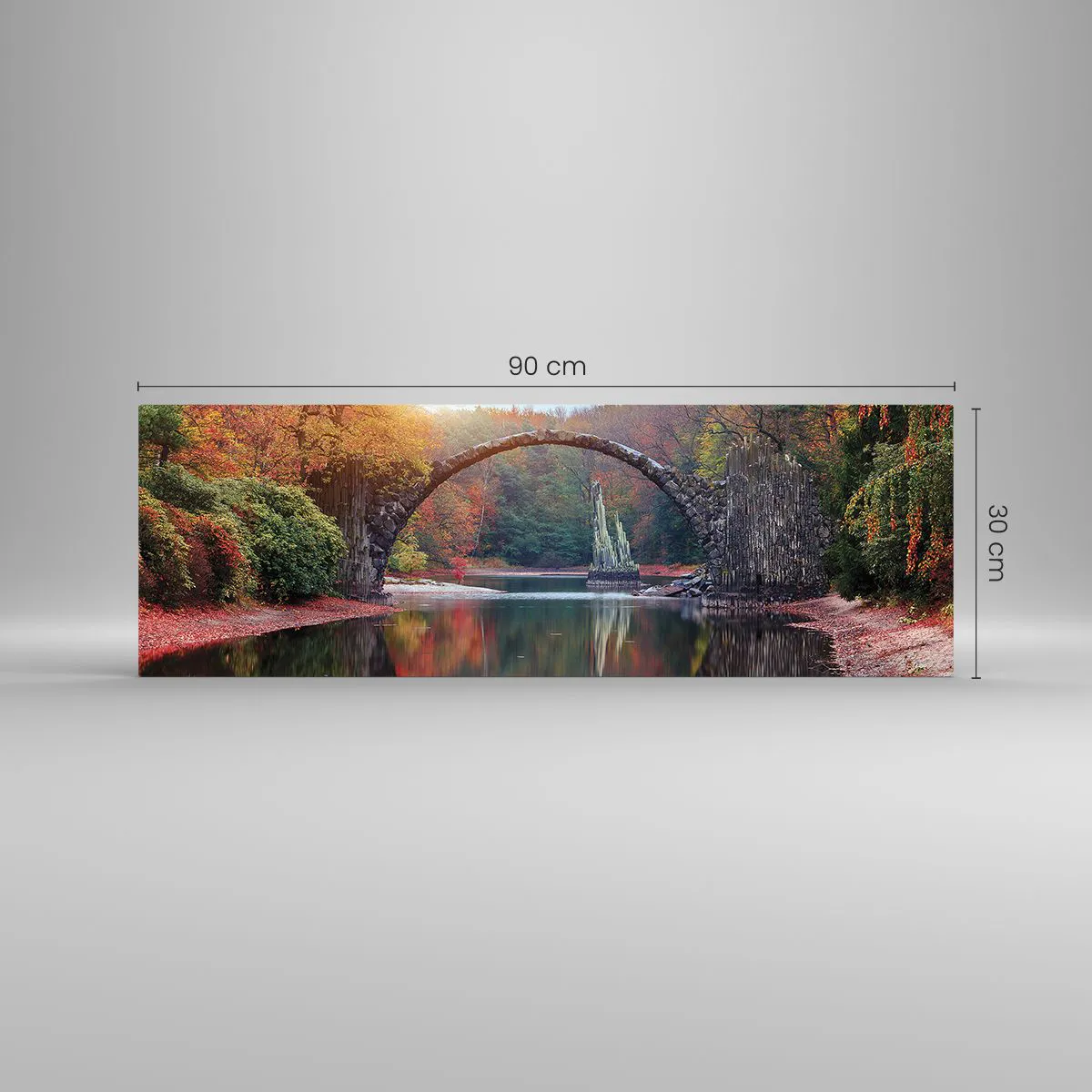 Üveg kép - A tükör másik oldalán - 90x30 cm