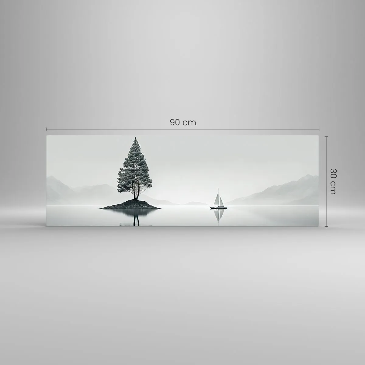 Glasbild - Bild auf glas - Traum - 90x30 cm