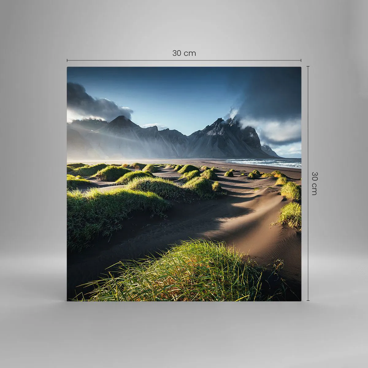 Impression sur verre - Image sur verre - Harmonie des éléments - 30x30 cm