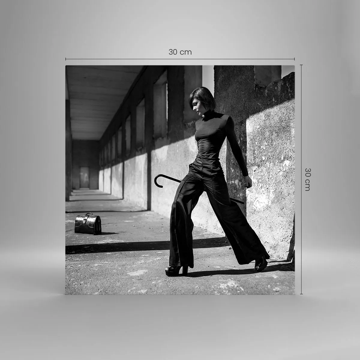 Impression sur verre - Image sur verre - Élégance urbaine - 30x30 cm
