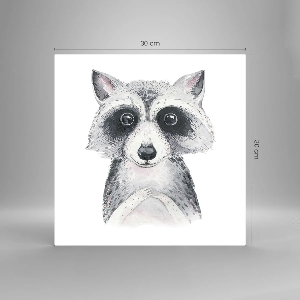 Quadro su vetro - Un attimo di commozione - 30x30 cm