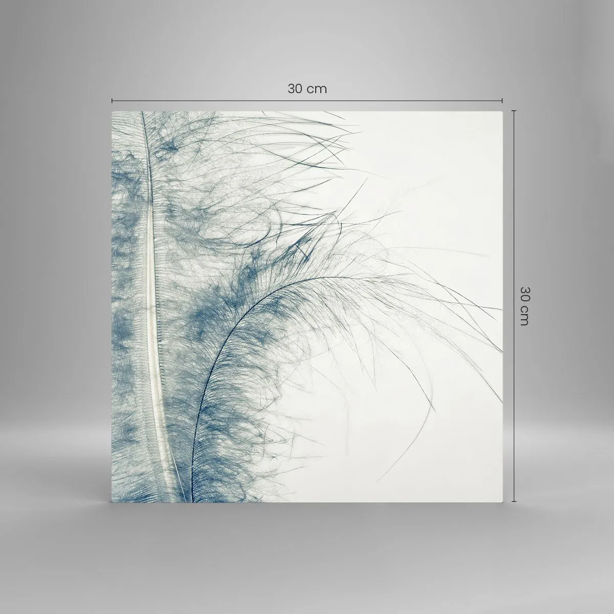 Glass picture - Whisper of Nature - 30x30 cm