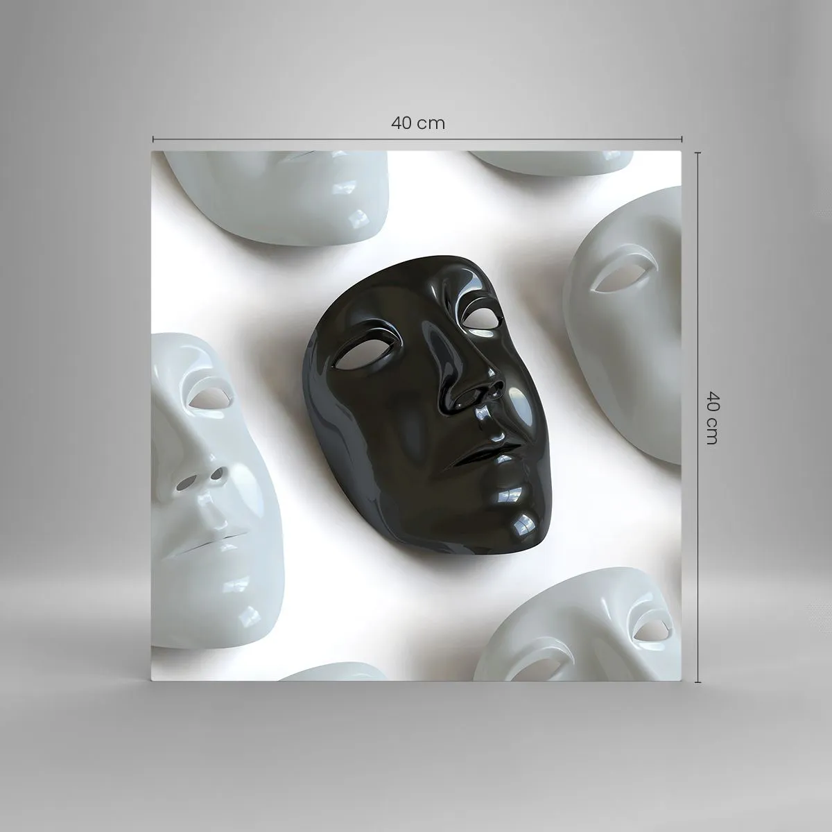 Glass picture - How to Stand Out? - 40x40 cm