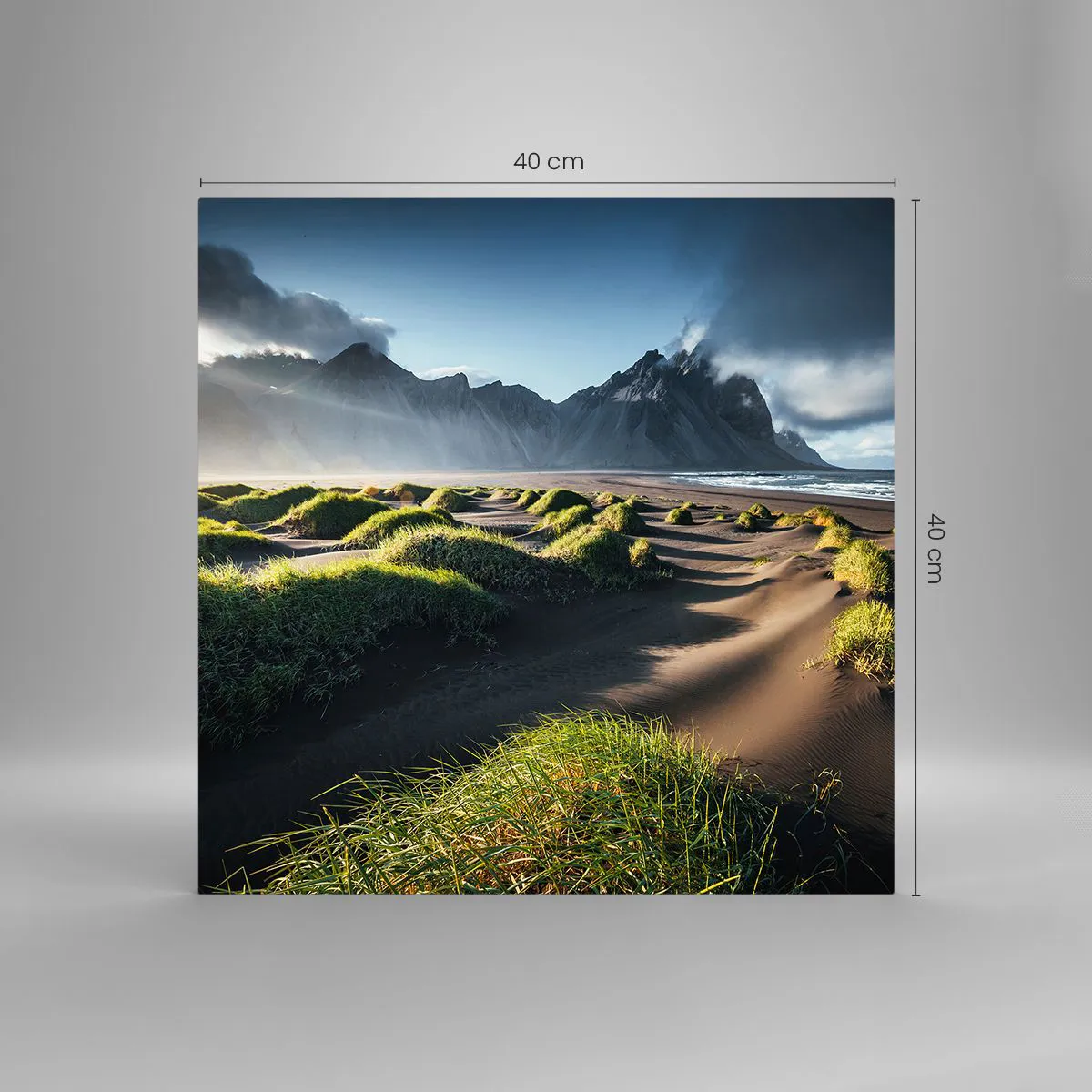 Glass picture - Harmony of Elements - 40x40 cm