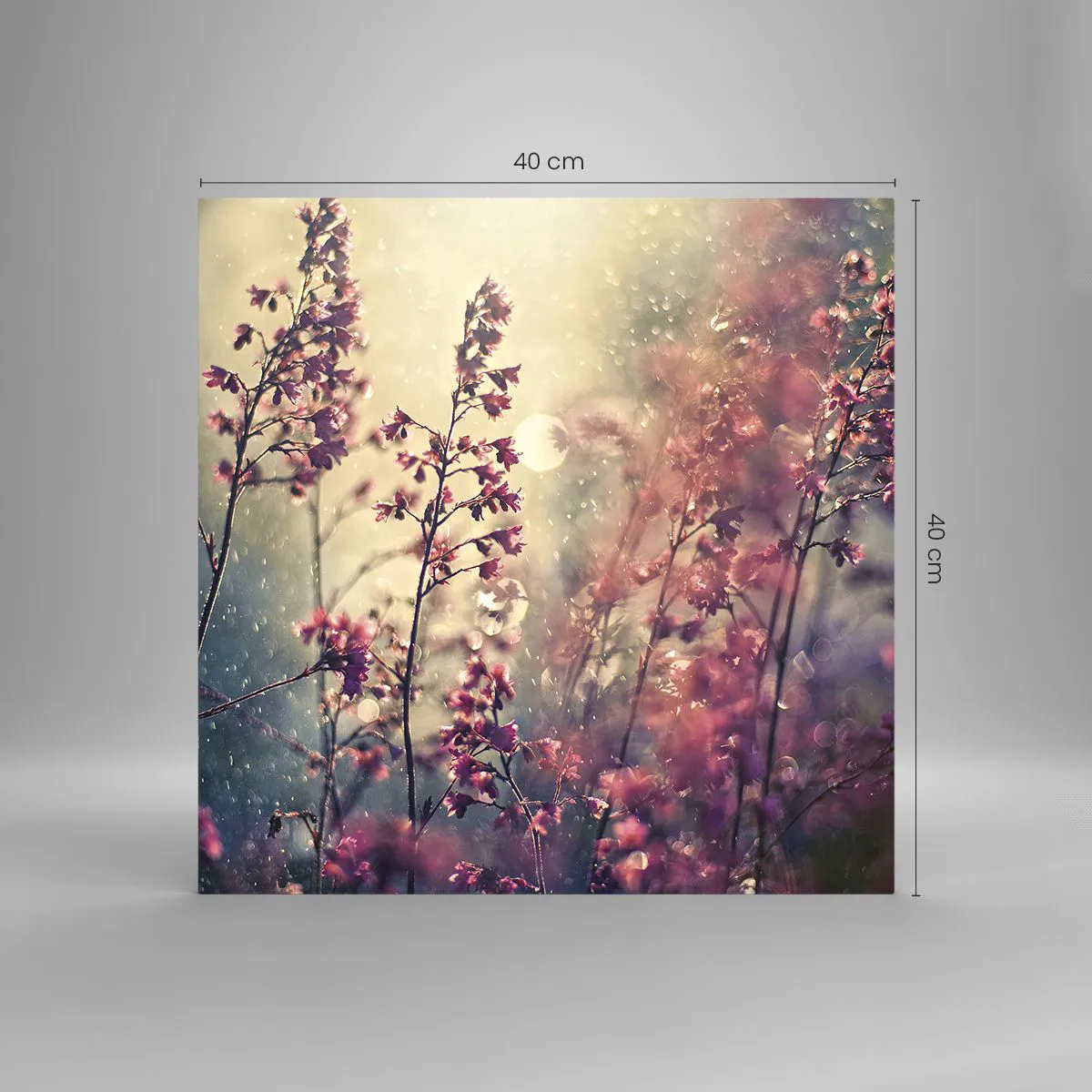 Glass picture - Secret Garden - 40x40 cm