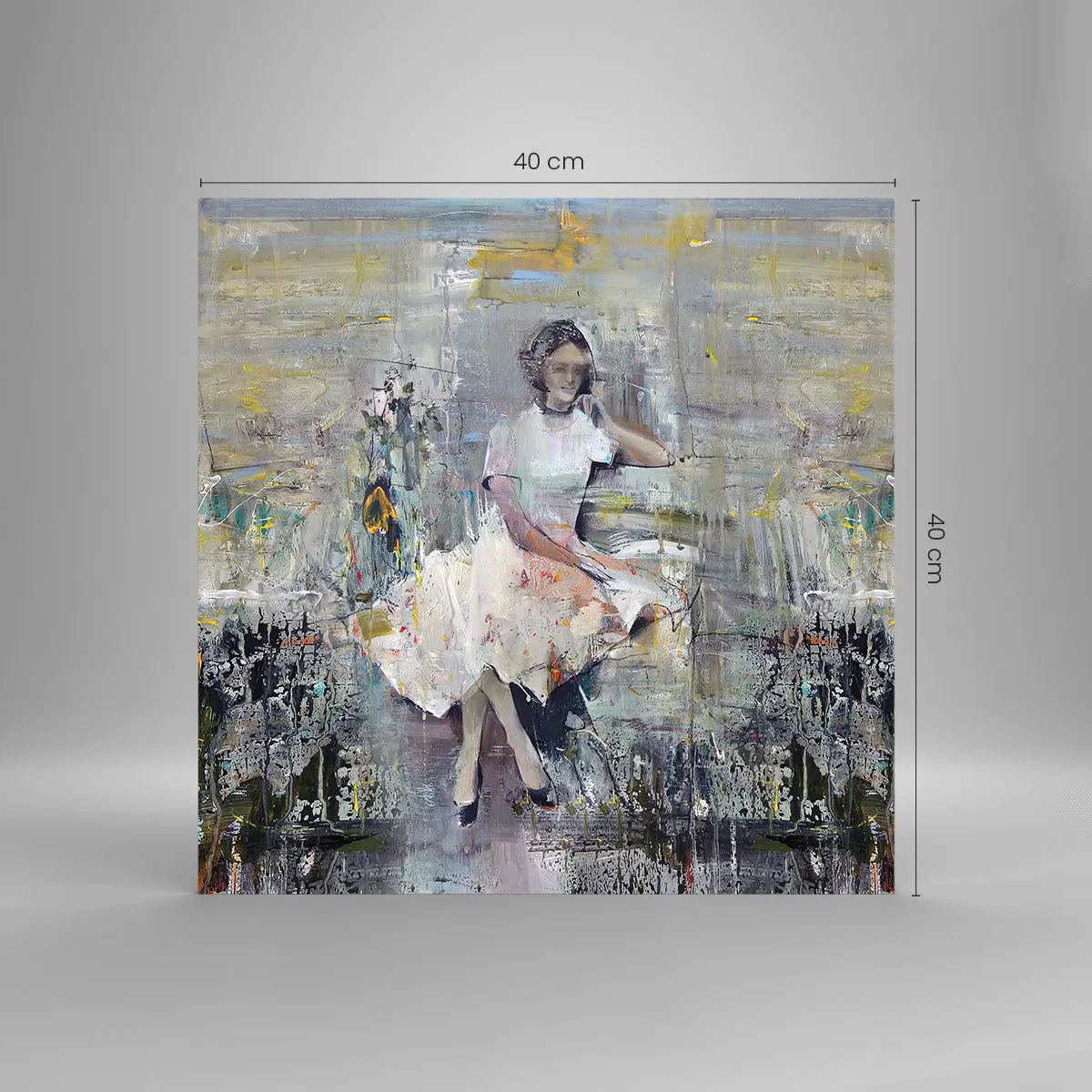 Glass picture - Classical and Modern - 40x40 cm