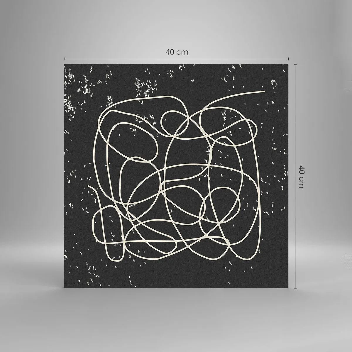 Obraz na skle - Túlanie myslí - 40x40 cm