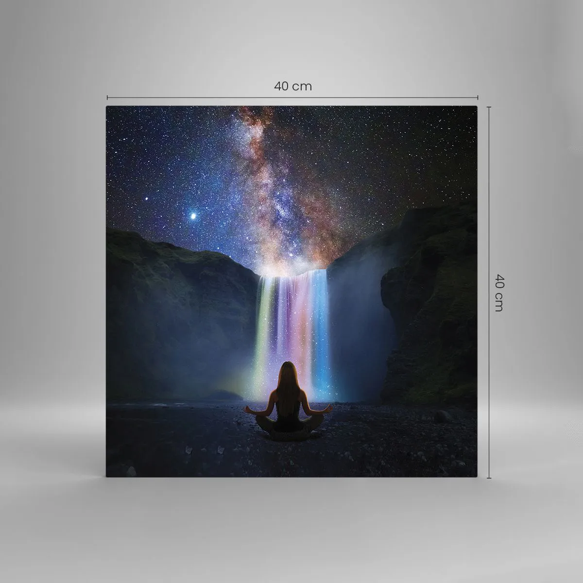 Glass picture - Absolute Harmony - 40x40 cm