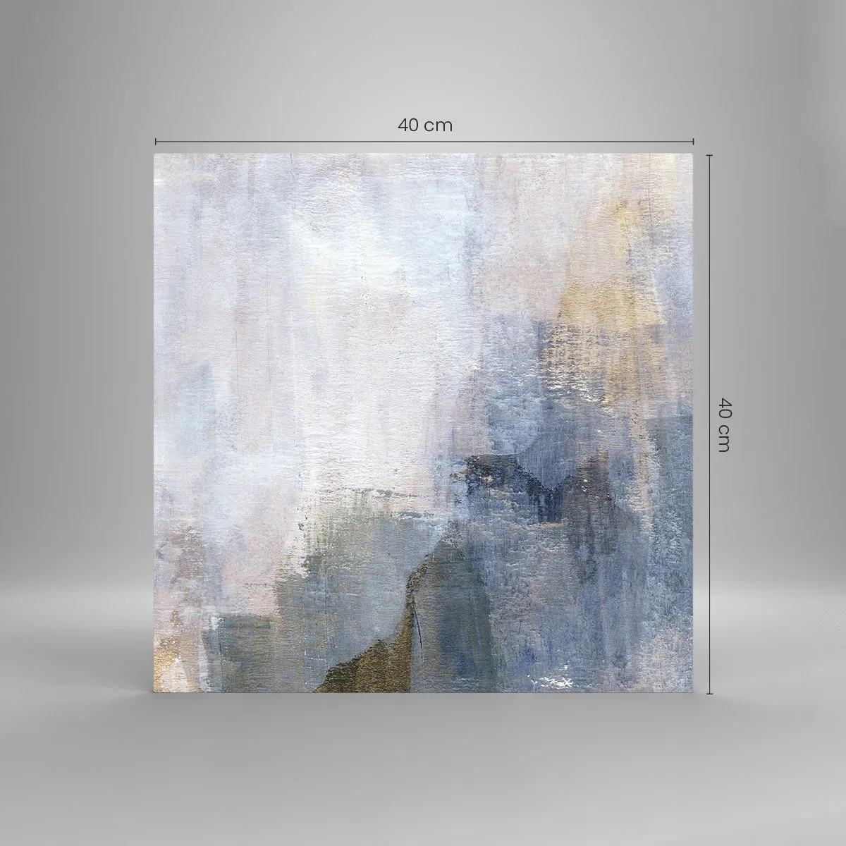 Üveg kép - Színtónusok és akkordok - 40x40 cm