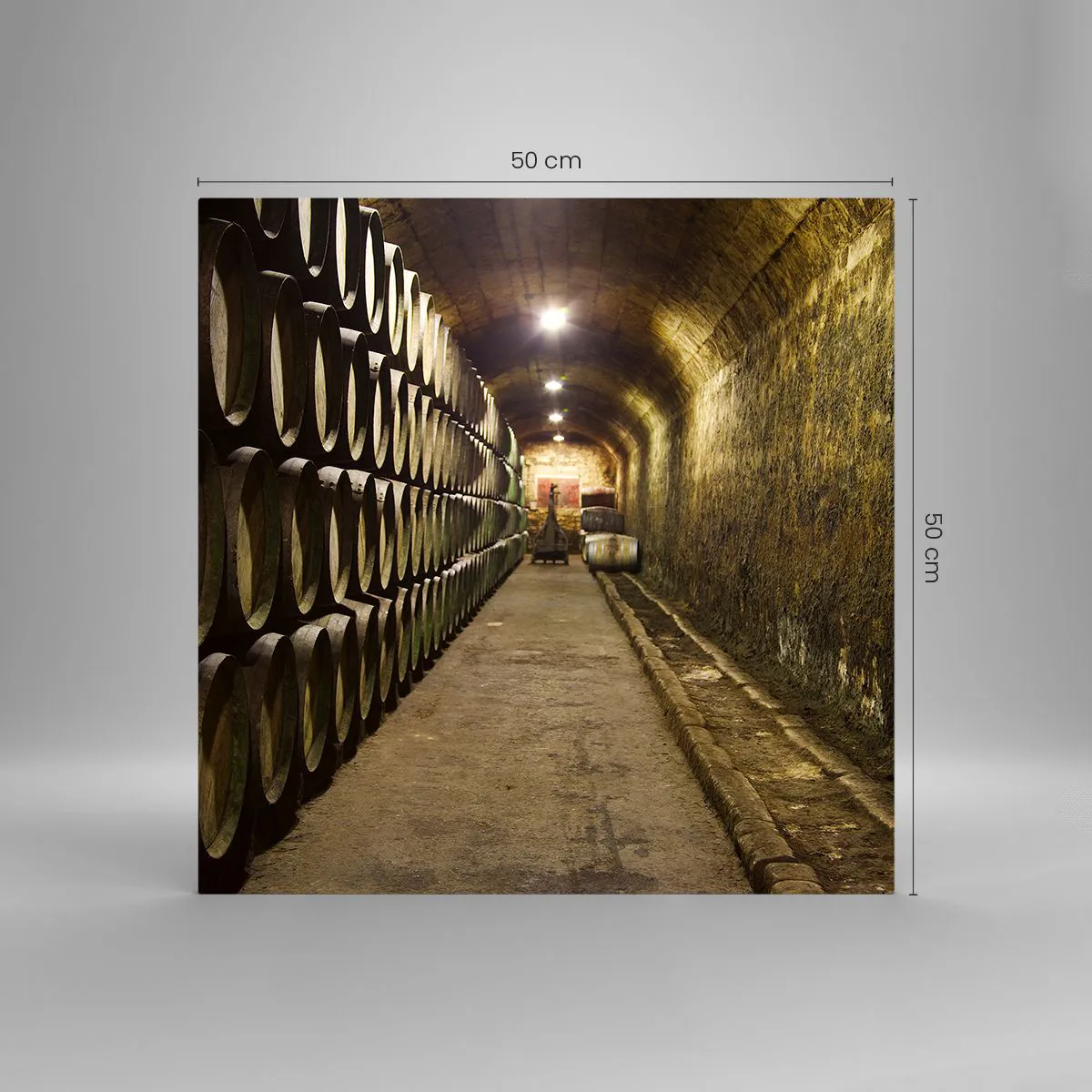 Obraz na skle - Je dobré si oddýchnuť - 50x50 cm