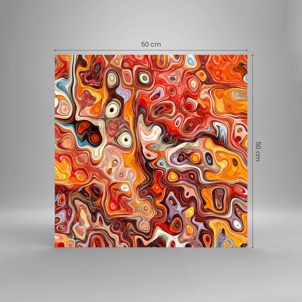 Impression sur verre - Image sur verre - Si les noix fondaient dans du miel - 50x50 cm