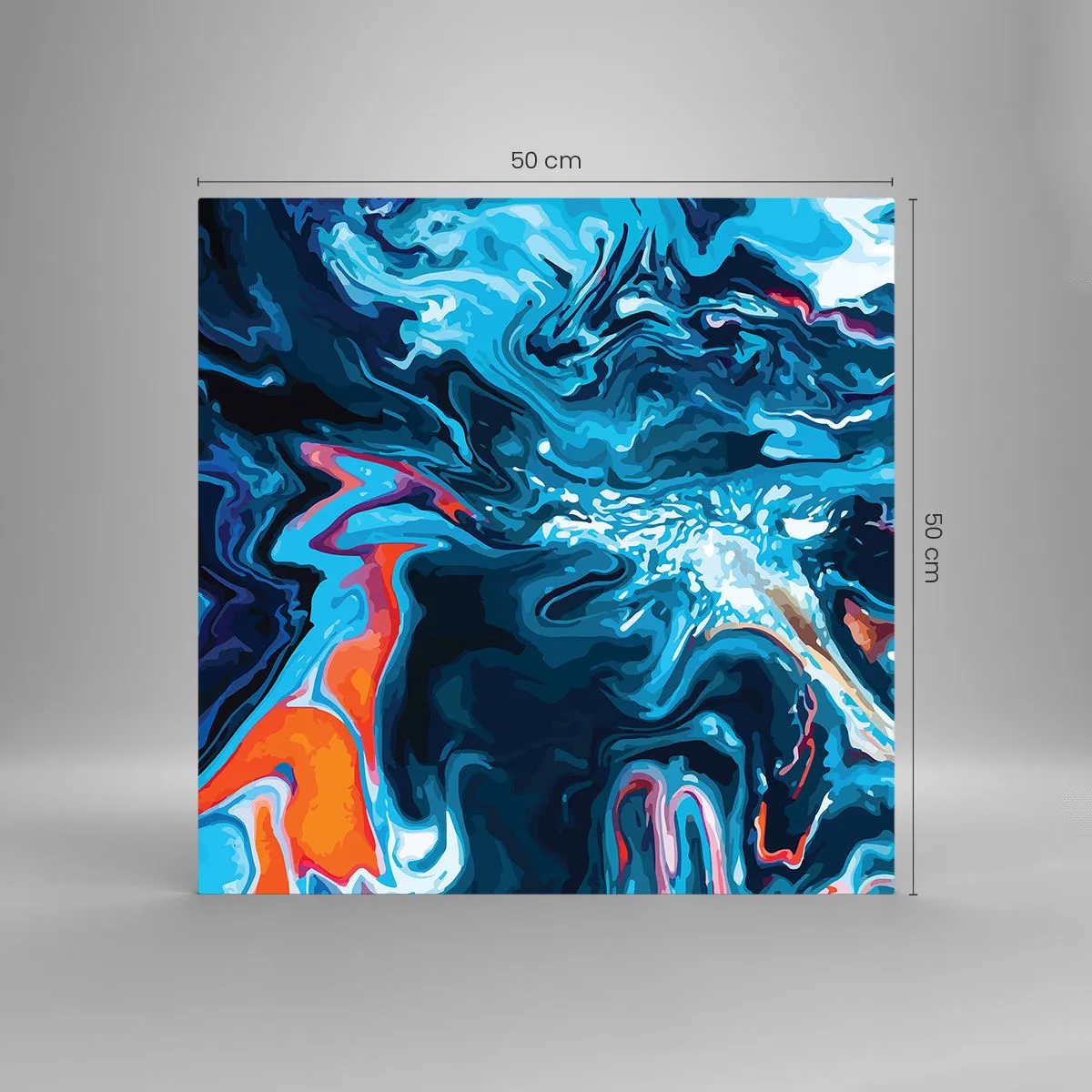 Obraz na szkle - Podróż do wnętrza nieba - 50x50 cm