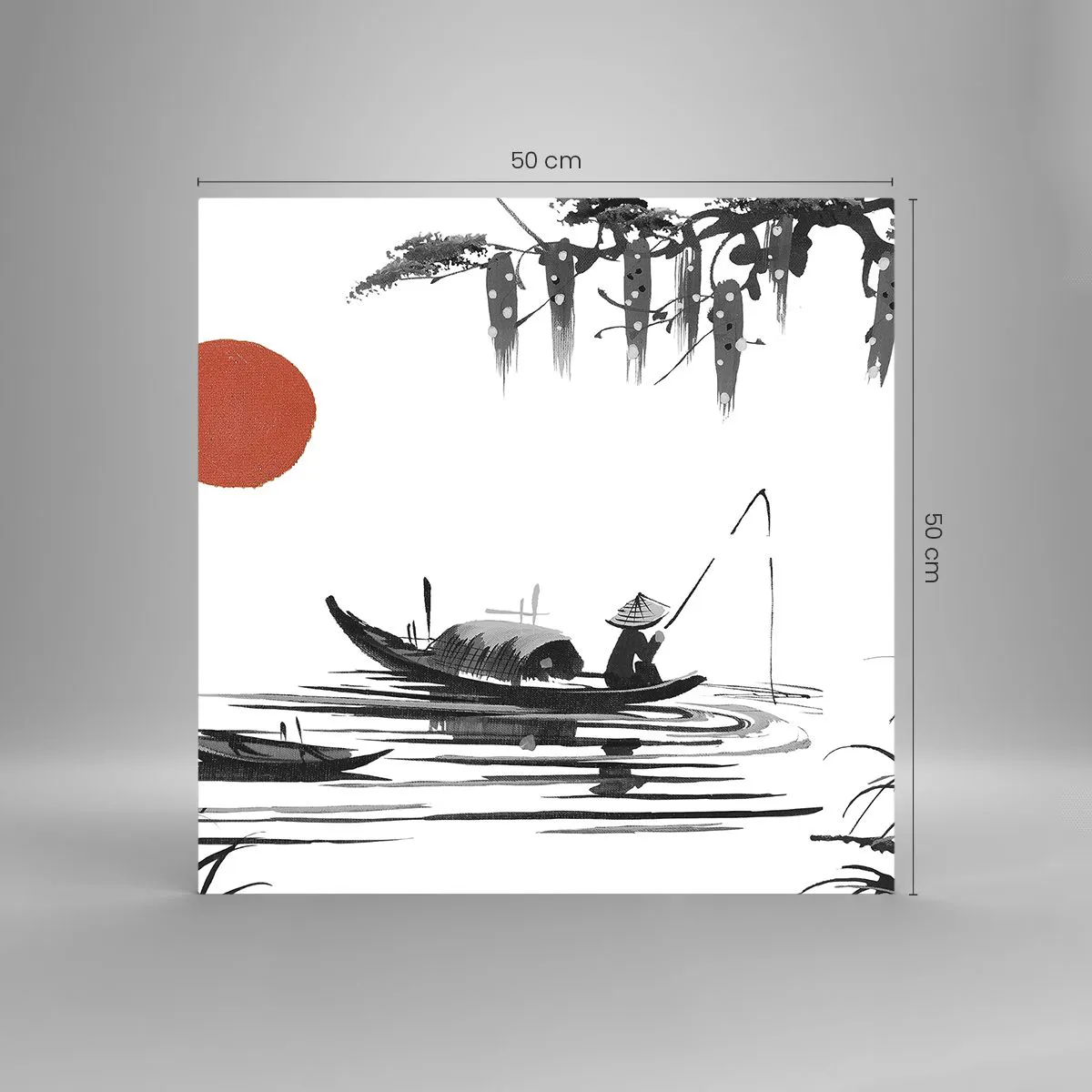 Impression sur verre - Image sur verre - Après-midi asiatique - 50x50 cm