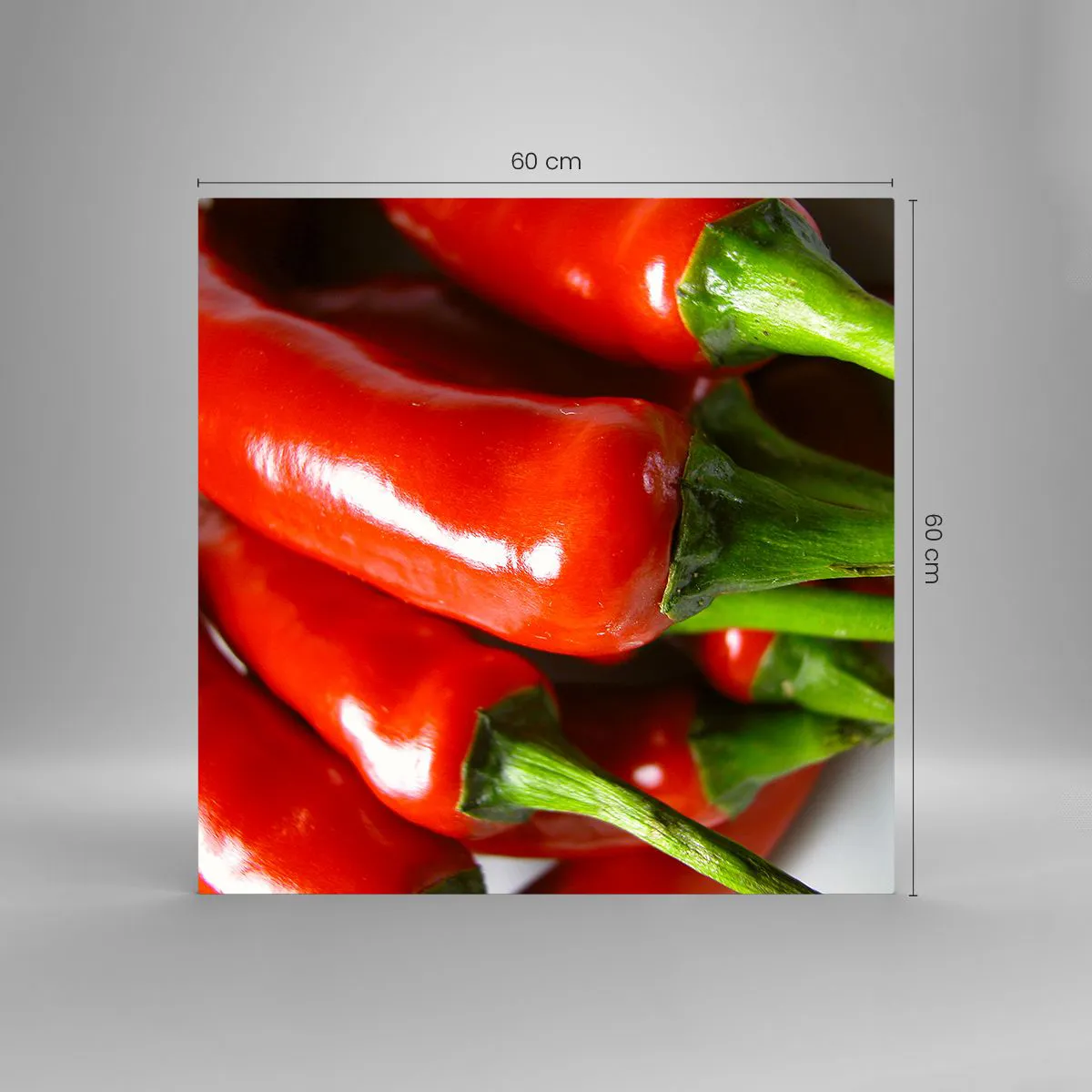 Schilderen op glas - Sappig, glanzend, glad - 60x60 cm