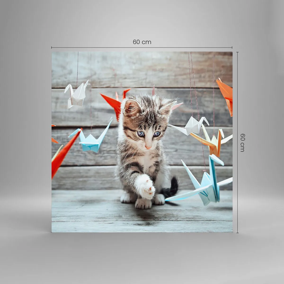 Obraz na skle - První lekce - 60x60 cm