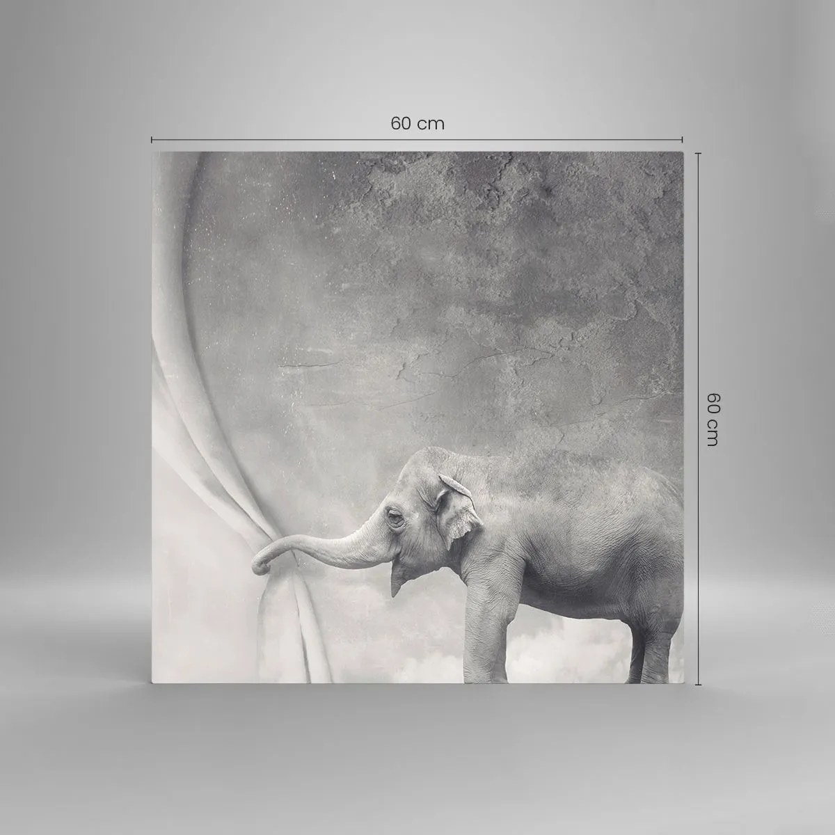 Glass picture - Uncover the Secret - 60x60 cm