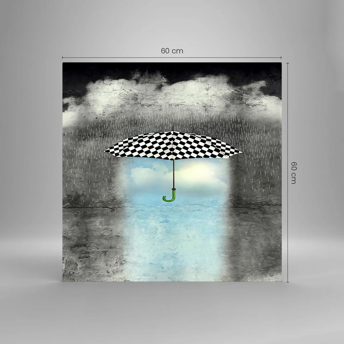 Impression sur verre - Image sur verre - Et pourtant c'est possible - 60x60 cm