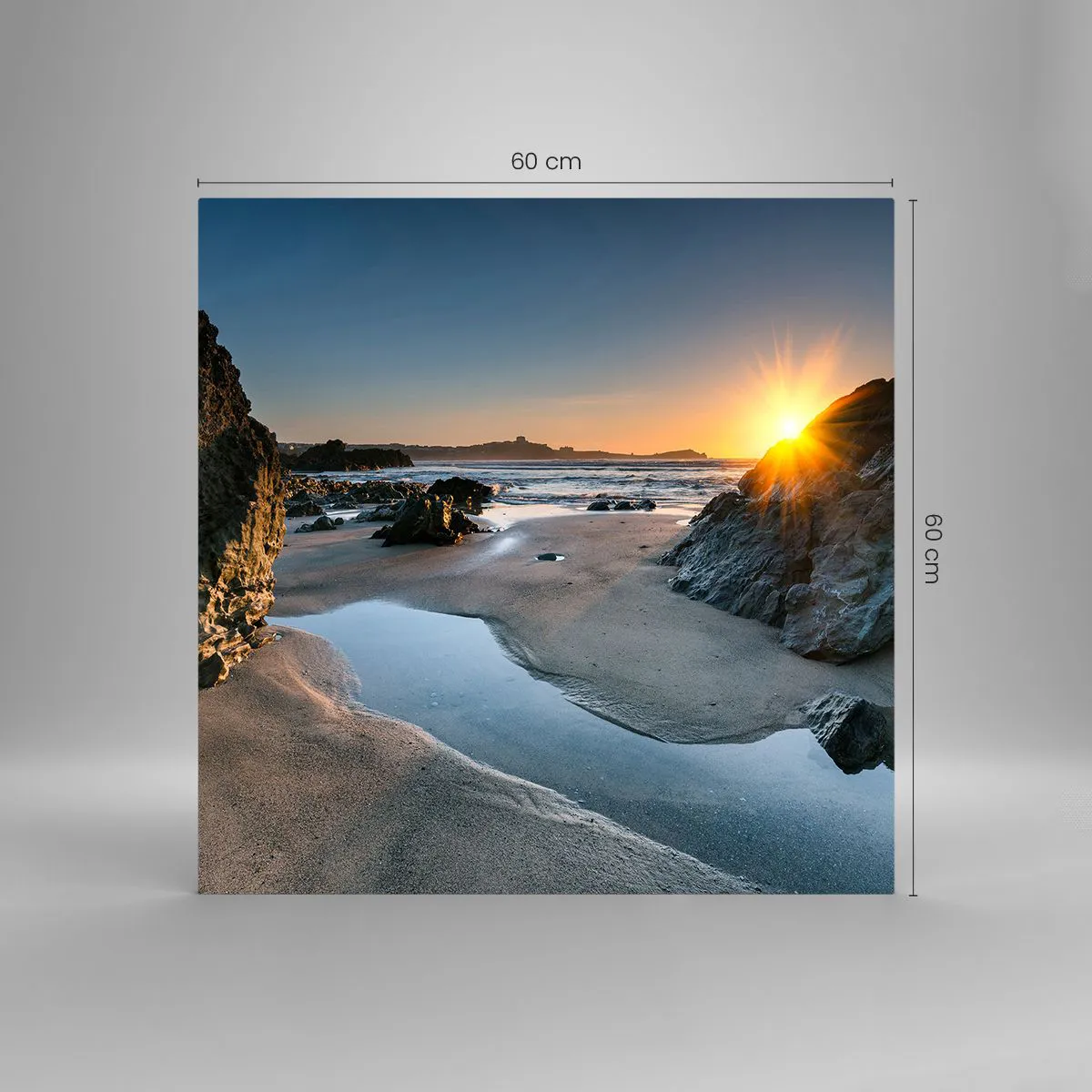 Obraz na szkle - Nietknięte ludzką ręką - 60x60 cm