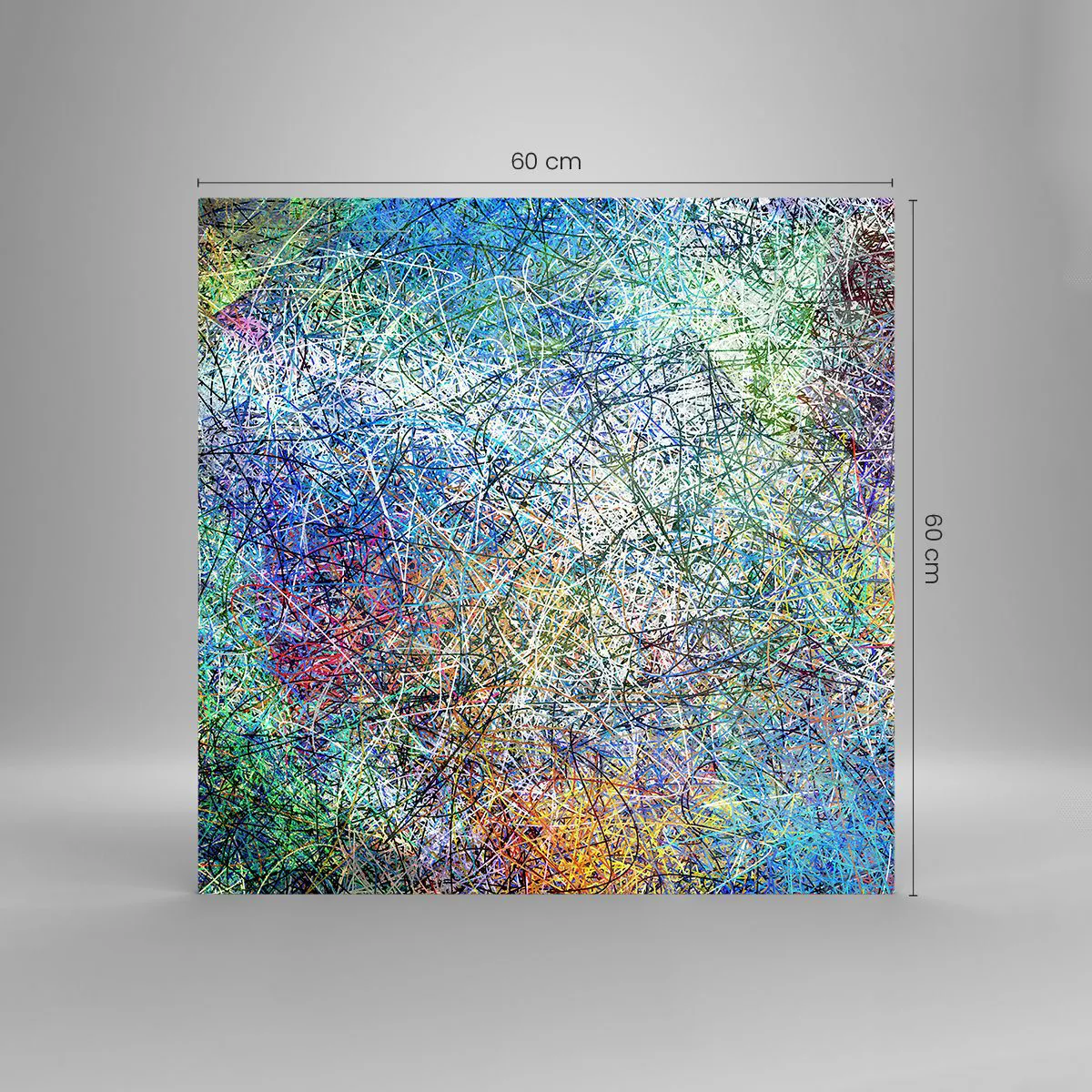 Impression sur verre - Image sur verre - Ce n'est pas si simple - 60x60 cm