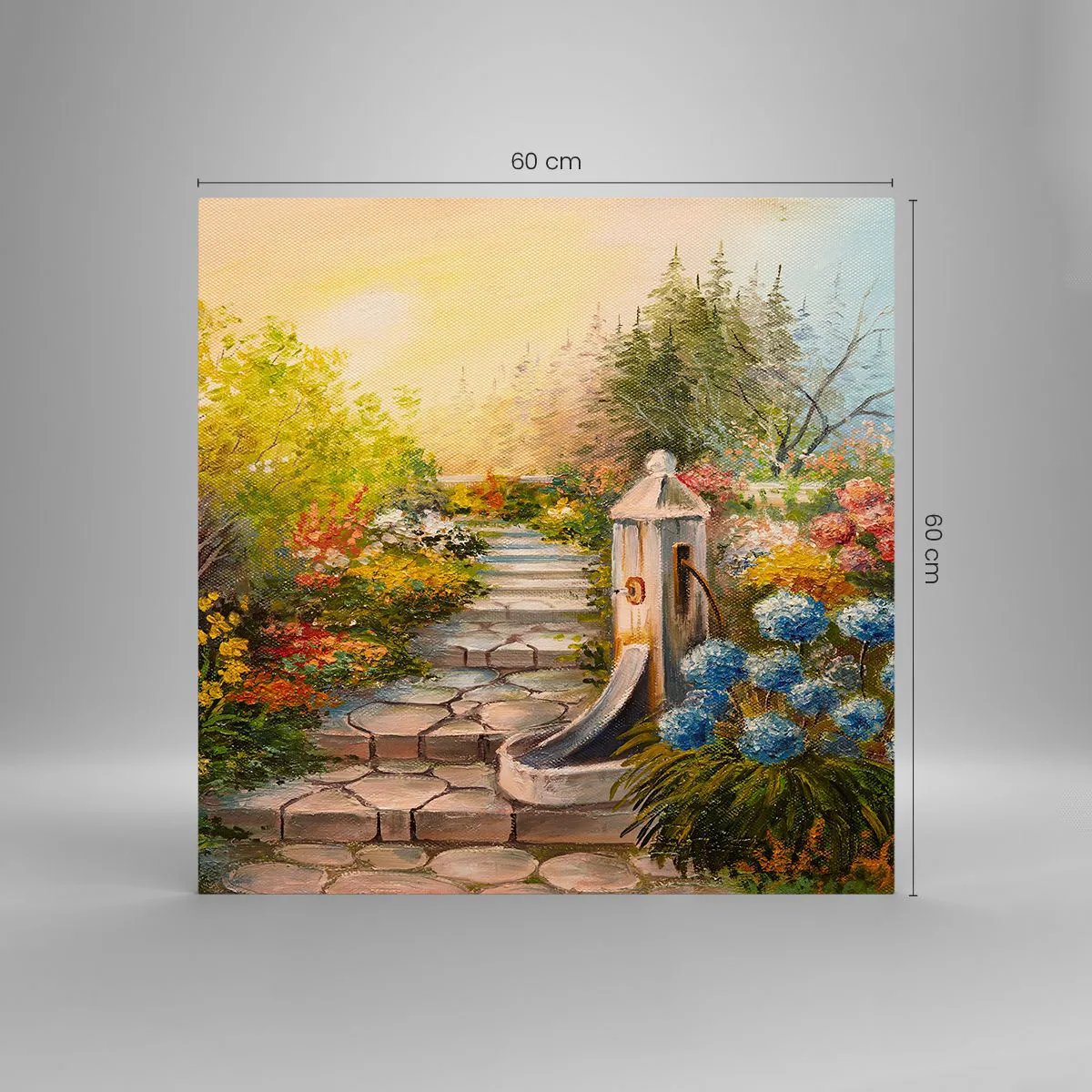 Quadro su vetro - In piena fioritura - 60x60 cm