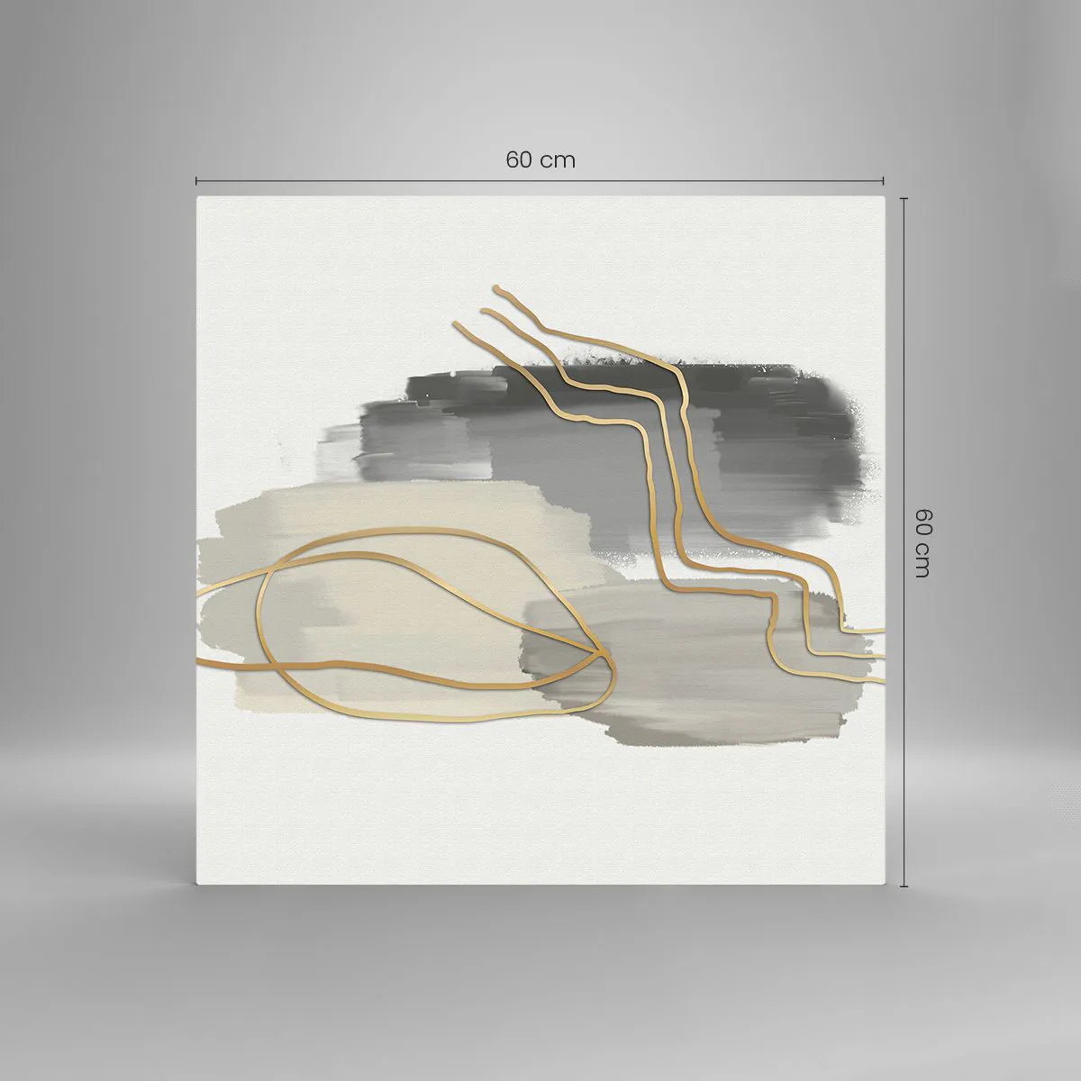 Impression sur verre - Image sur verre - Durée et mouvement - 60x60 cm