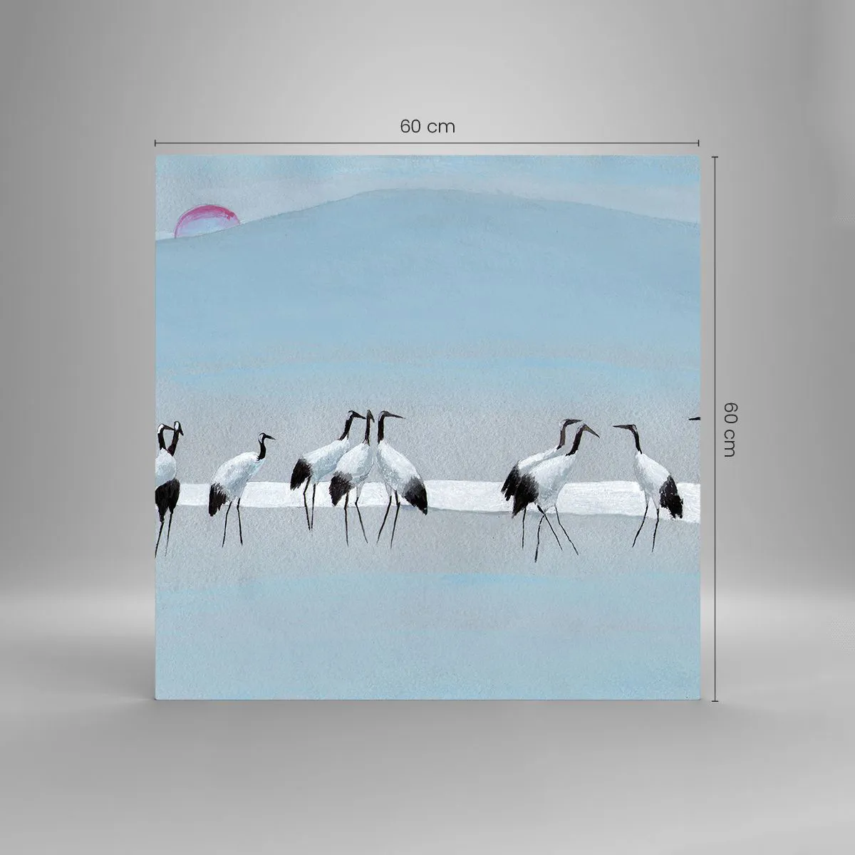 Üveg kép - Egy forró nap után - 60x60 cm